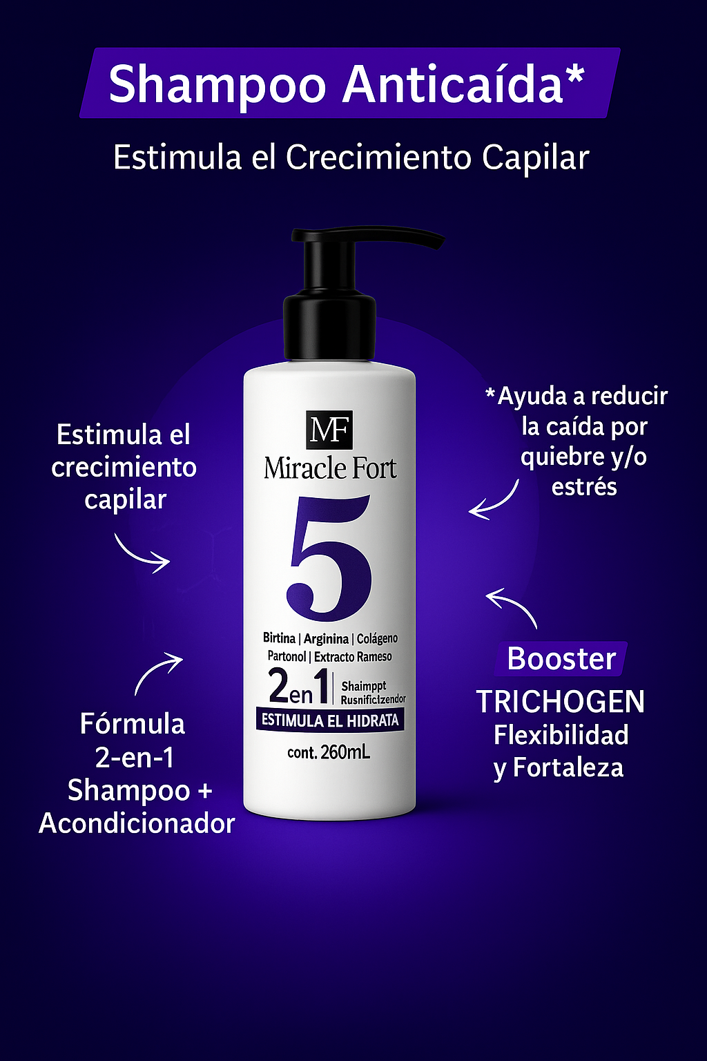 MF5 - 2 en 1 Shampoo y Acondicionador