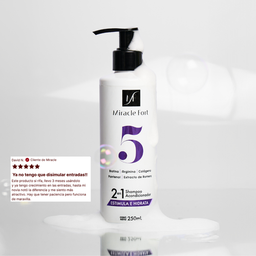 Shampoo Anticaída- Expertos en reducir las entradas